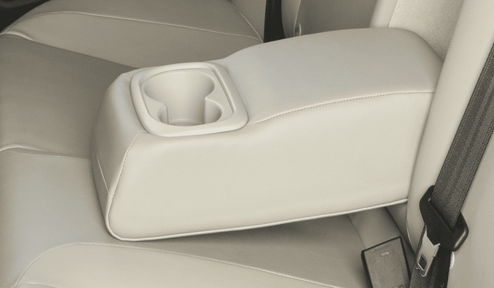 Armrest with cup holder