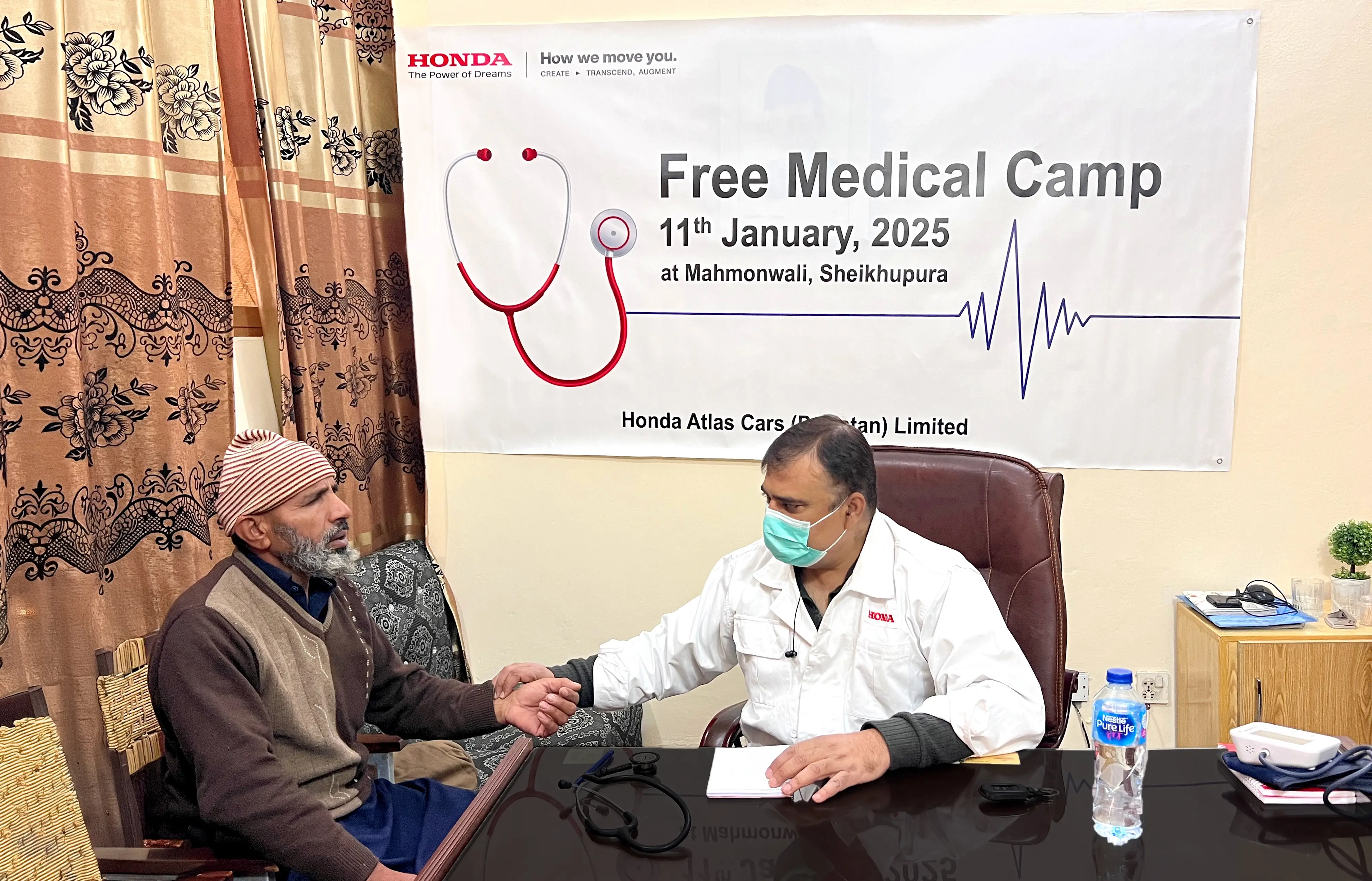 Honda Atlas Cars (Pakistan) Limited Reaffirms Commitment to Community Health with Free
Medical Camp